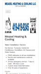 Mobile Screenshot of measelheatingandcooling.com